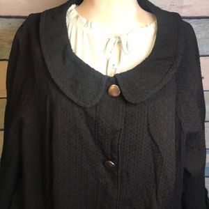 Lane Bryant Black career blazer